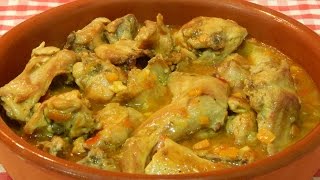 Pollo y conejo a la cerveza receta fácil [upl. by Reyem665]