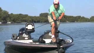 Bass Fishing with the Vexilar FL12 Color Flasher [upl. by Endo]