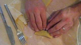 How To Make Ravioli Pansotti Pasta Shapes [upl. by Fe]