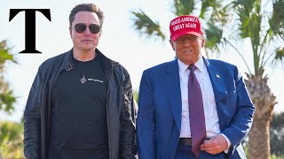 LIVE Donald Trump joins Elon Musk for SpaceX test flight in Texas [upl. by Lseil]