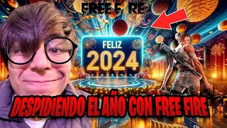 🎉🥳 ESPERANDO EL 2024 JUGANDO AL FREE FIRE CON SUSCRIPTORES [upl. by Anileve]