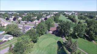 Morrisburg Golf Club Course  Overhead View [upl. by Eeliram]