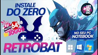 🦇RetroBAT🕹️🔥Criando do ZERO Tutorial e Configurações do MELHOR emulador multiJOGOS para WINDOWS [upl. by Nahem]