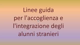 CONCORSO DOCENTI Integrazione degli Alunni Stranieri [upl. by Dabbs322]