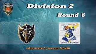 Atlasbasket  Div 2Round 6  VIKINGS vs COLDnSTEAK WARRIORS [upl. by Ydnil221]