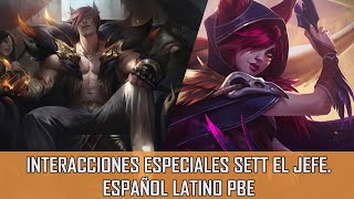 INTERACCIONES ESPECIALES SETT EL JEFE l ESPAÑOL LATINO PBE [upl. by Sirrah]