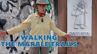 Walking to Rome on the Via Francigena 07 Marble Trails [upl. by Orteip385]