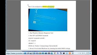 Fix ntoskrnlexe BSOD in Windows 111087VistaXP S3 2023 Updated [upl. by Renita]