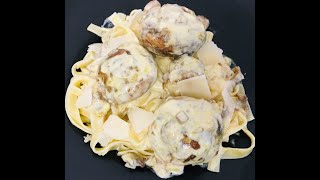 champignon farci à la viande hachée et à la crème fraiche [upl. by Nidraj]