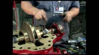 Horizontal Split Case Pump Assembly Video by Peerless Pump [upl. by Johm]