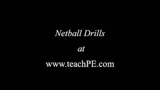 Netball Drill  Shooting Technique  Stepping Forward [upl. by Raffaj871]