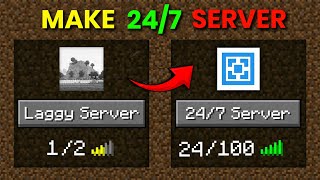 How to make 247 Aternos server  In Aternos  🤯  No Clickbait [upl. by Storm726]