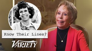 Does Carol Burnett Know Lines From Her Biggest Films and TV Shows [upl. by Dihgirb492]