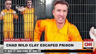 CWC Escaping Prison in Real Life❌😱Chad Wild Clay Spy Ninjas Vy Qwaint daniel gizmo Regina Daniela [upl. by Novaj]