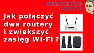 Jak połączyć dwa routery i zwiększyć zasięg WIFI  router w trybie AP Internet z kablówki [upl. by Ycram210]