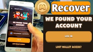 memefi coin we found your account  Memefi Lost Wallet Access  memefi wallet recover option [upl. by Farl]