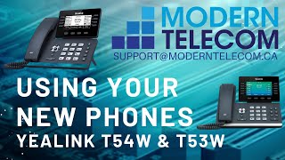 Modern Telecom Training on the Yealink T53 and T54 Desk Phone [upl. by Amiel]