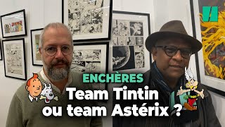 Team Tintin ou team Astérix  Le combat des titans lors d’une vente aux enchères [upl. by Eenahs]