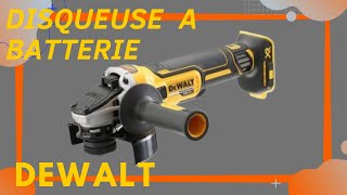 disqueuse a batterie dewalt [upl. by Acirretal]