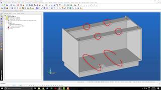 TopSolidWood  Création dun meuble tout en bloc pilote en 3min [upl. by Fons716]