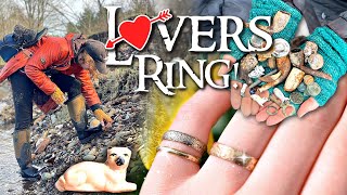 Mudlarking  100 Year Old RINGS Victorian Mudlarking Finds [upl. by Ydnim]