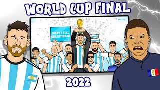 🏆WORLD CUP FINAL 2022🏆 Revisited Argentina vs France Messi Mbappe Goals Highlights [upl. by Aikim]