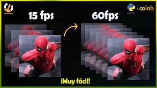 AUMENTAR FPS FOTOGRAMAS de video SIN PROGRAMAS con IA [upl. by Okiron101]