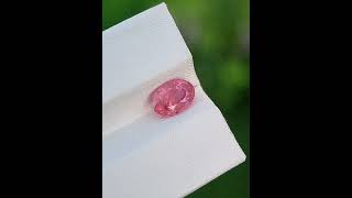 Captivating Orangish Pink Sapphire 161 ct Natural Gem from Afghanistan [upl. by Rozalin]