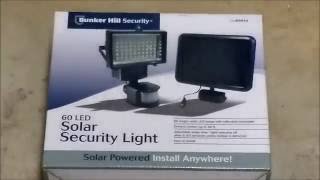 60 led solar security light [upl. by Dara457]