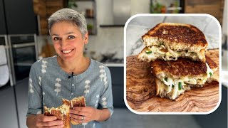 Lunch in 10 minutes  DELICIOUS PANEER CHEDDAR SANDWICH  Quick and easy  Food with Chetna [upl. by Feld]