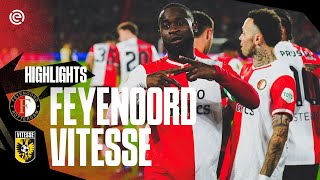 Four different goal scorers 🔢  Highlights Feyenoord  Vitesse  Eredivisie 20232024 [upl. by Inaliel]