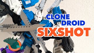 Sixshot Clone Droid Transformers Review [upl. by Dan875]