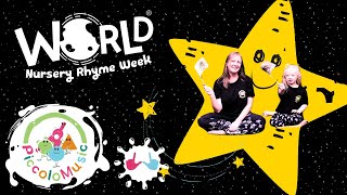 Twinkle Twinkle Little Star signed with Makaton World Nursery Rhyme Week 2024 Piccolo Music [upl. by Aisatnaf705]