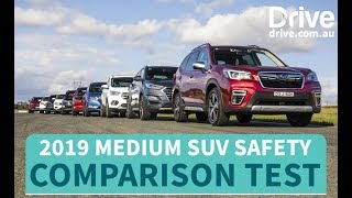 Safest SUV You Can Buy In 2019 Medium SUV Mega Comparison Test  Drivecomau [upl. by Irtimid]