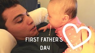 TEEN DADS FIRST FATHERS DAY  WITH A THROW UP GIFT [upl. by Silvana]