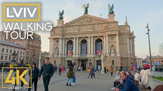 Charming Historical Center of Lviv on Cool Autumn Days  4K City Walking Tour [upl. by Trenton]