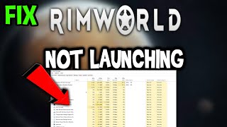 Rimworld – Fix Not Launching – Complete Tutorial [upl. by Aynotel]