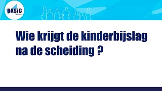 Kinderbijslag bij scheiden [upl. by Yaker]