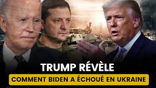 GUERRE EN UKRAINE  TRUMP MET EN CAUSE LES USA ET SATTAQUE À BIDEN ET HARRIS [upl. by Terrilyn495]