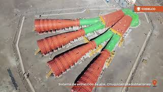 Te mostramos el sistema de extracción de aire de la nueva mina Chuquicamata Subterránea [upl. by Aivatco698]