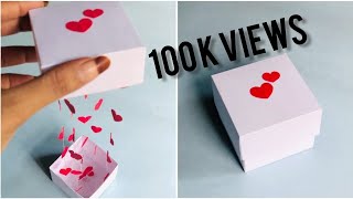 Diy ideas  gift box  paper craft  cute gift box  craftsshraft [upl. by Malsi]