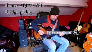 Short demo of Ibanez AFJ95 VSB with TRUARC stainless steel bridge [upl. by Jevon]