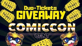 TICKET GIVEAWAY  COMIC CON GENT [upl. by Siryt]