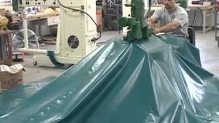 Traveling Hot Air Welding Machine for geomembanes pond liners covers landfills amp more [upl. by Eniledam175]