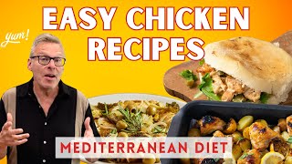 3 Chicken Thigh Recipes  Easy Dinners from the Mediterranean Diet [upl. by Myron]