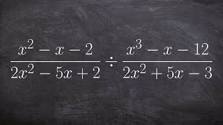 Dividing rational expressions [upl. by Ennaer]