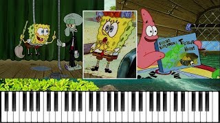 SpongeBob Music Hawaiian Happiness PIANO COVER [upl. by Chernow]