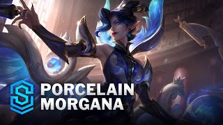 Porcelain Morgana Skin Spotlight  League of Legends [upl. by Hniv]