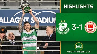 2024 Men’s FAI President’s Cup  Shamrock Rovers 31 St Patrick’s Athletic  Highlights [upl. by Neukam]