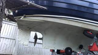 Volvo Penta D130 first start after winter using a flush adapter [upl. by Tnilf]